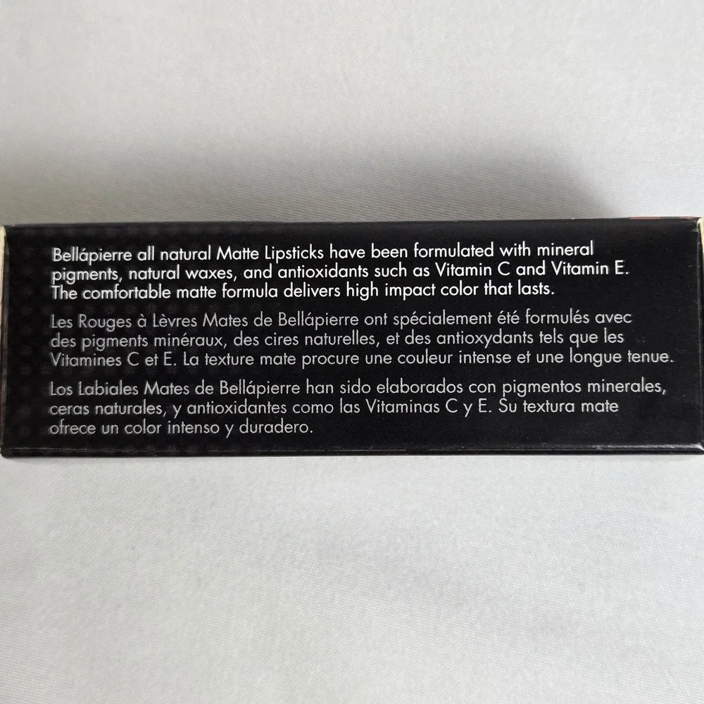 Bellapierre Cosmetics Mineral Matte Lipstick, Shade Incognito‎ LS017, 3.5G, NEW
